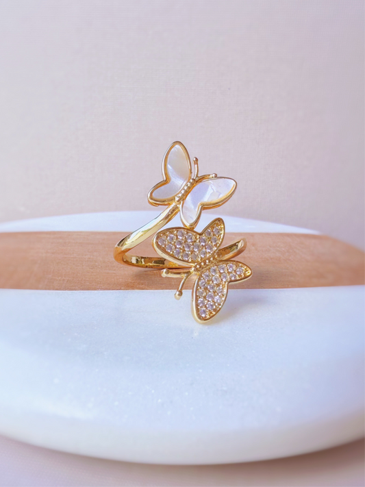 BUTTERFLY DUO RING