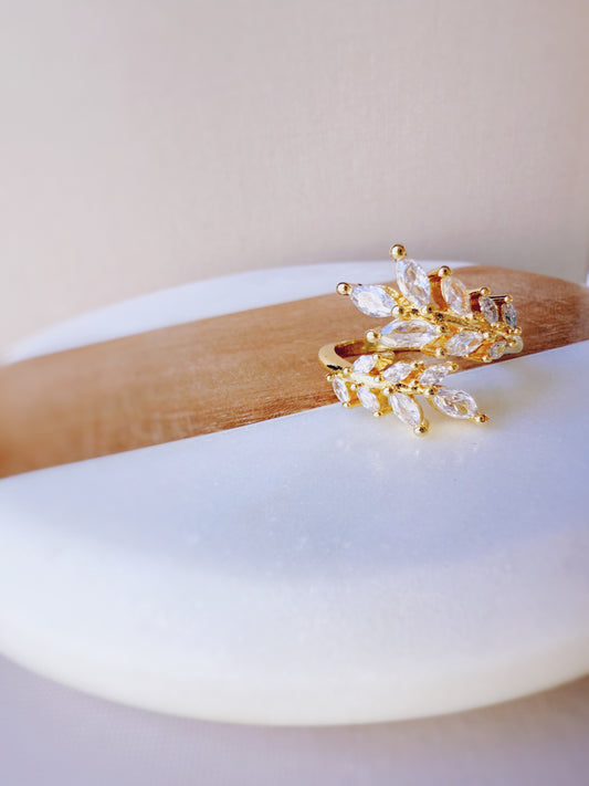 DOUBLE MARQUISE RING