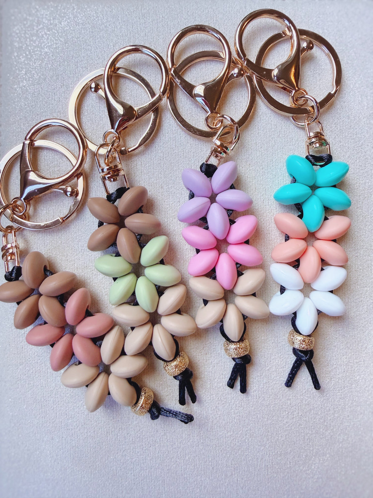 BAG CHARM~ Flower trio Collection