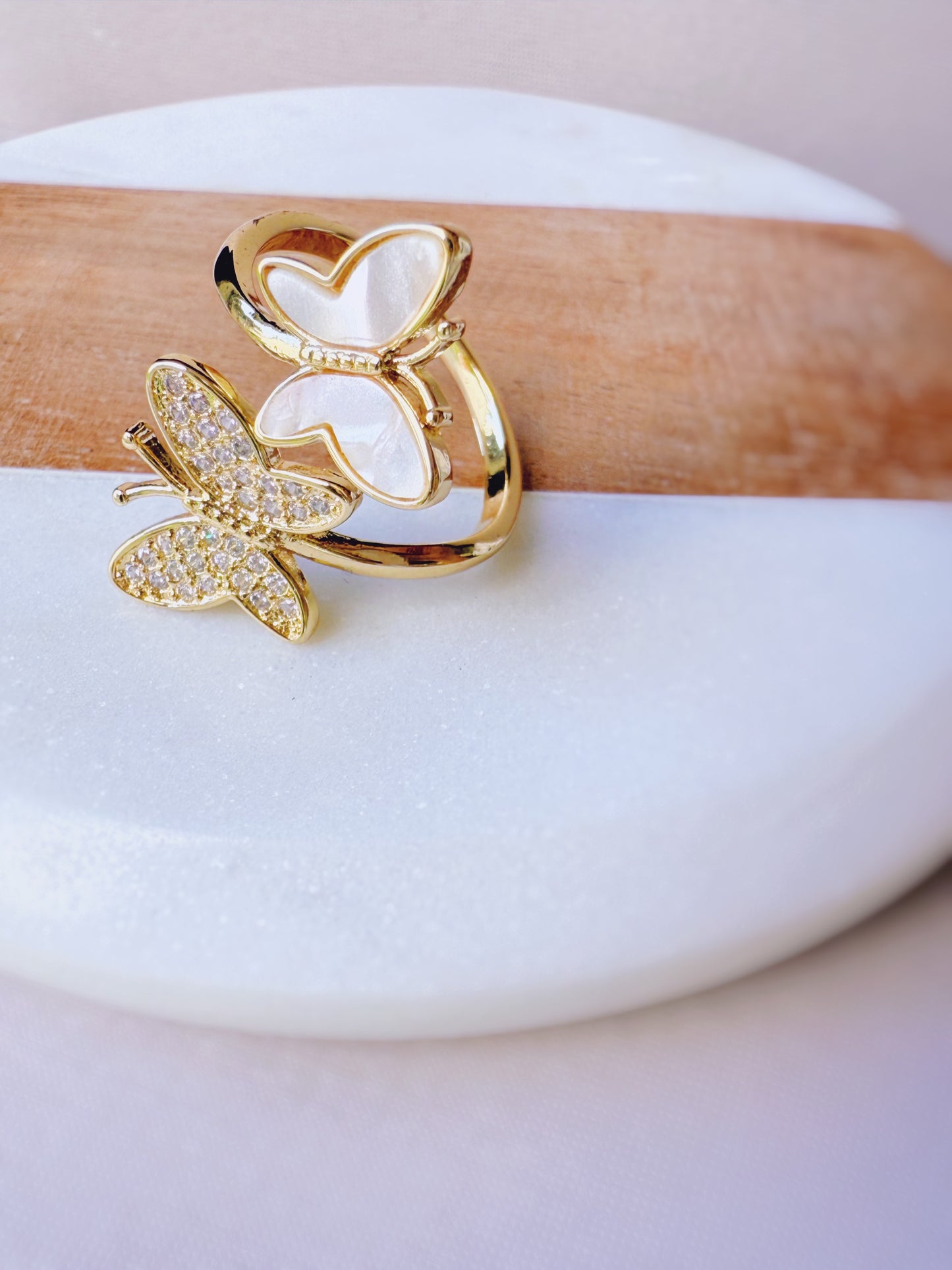 BUTTERFLY DUO RING
