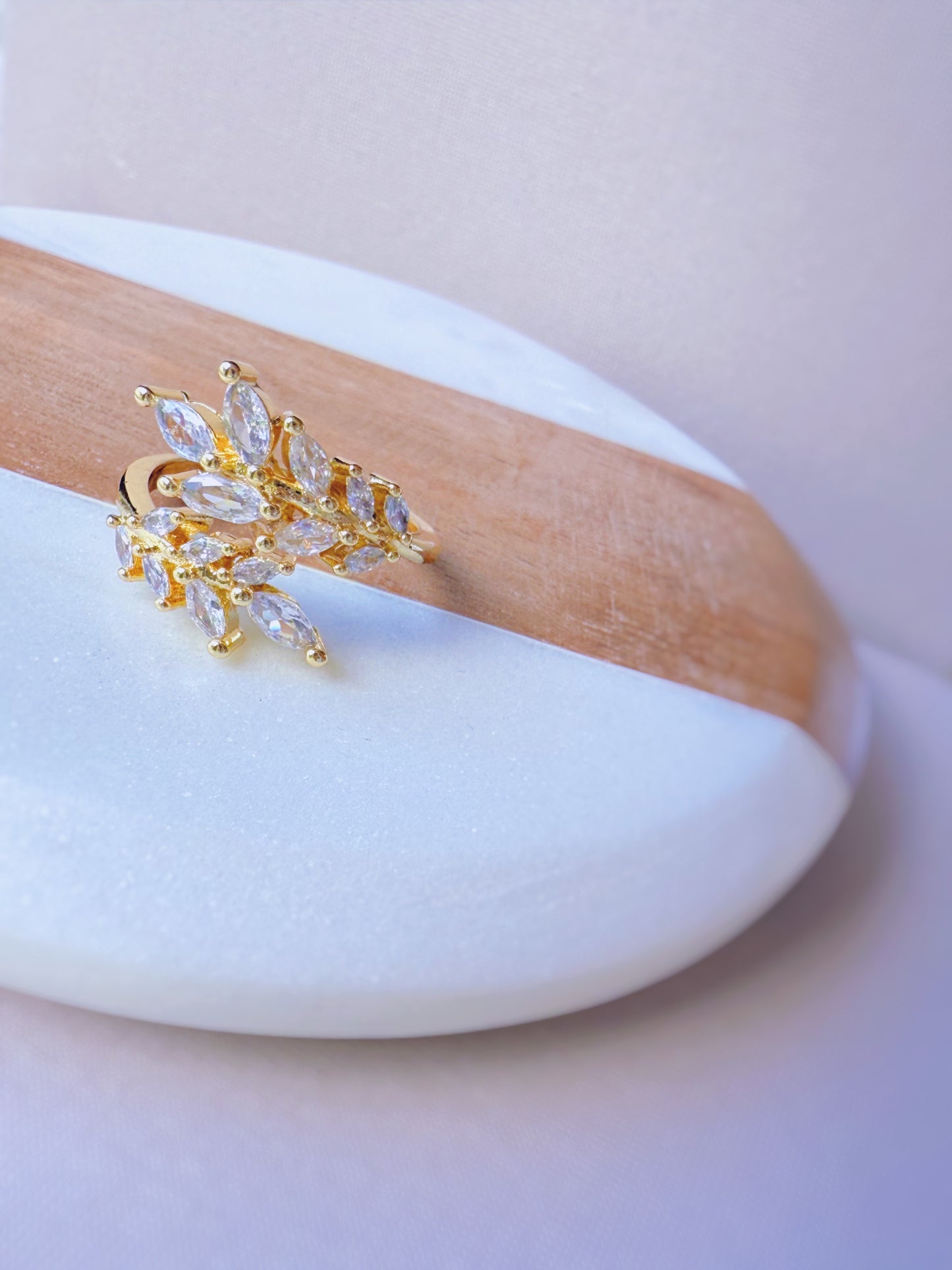 DOUBLE MARQUISE RING