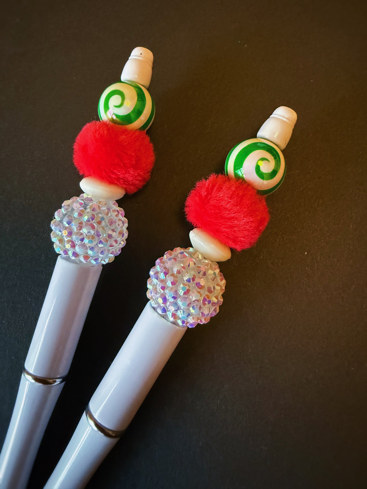 DECORATIVE PEN ~ Green swirl