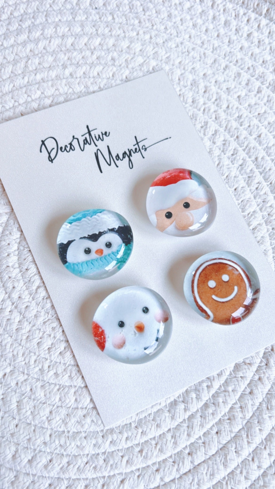 DECORATIVE MAGNETS SET ~ Christmas