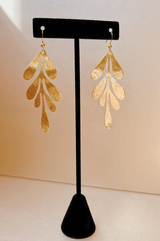 LEAF GLAM ~ EARRINGS