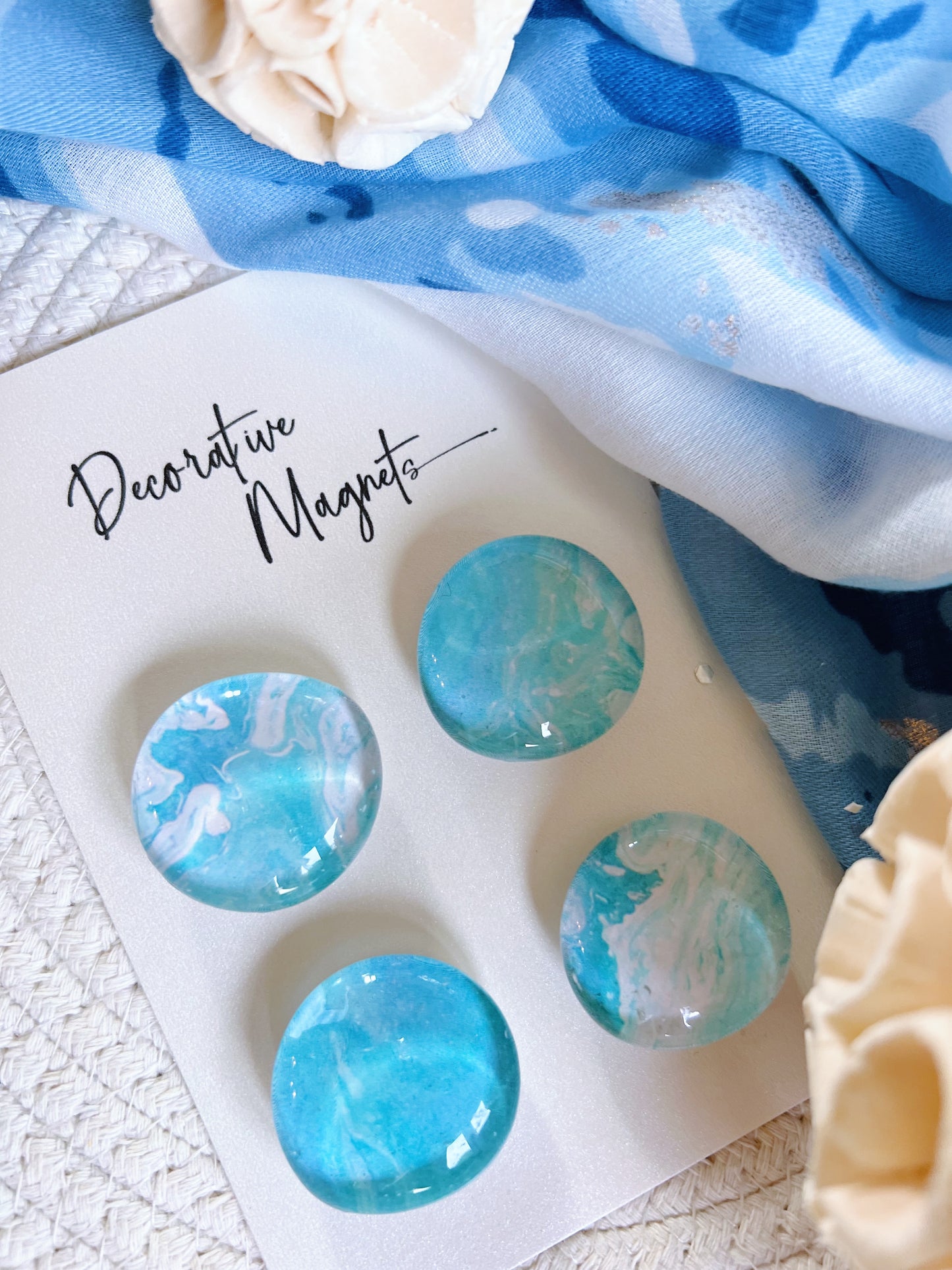 DECORATIVE MAGNETS SET ~ Ocean